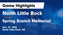 North Little Rock  vs Spring Branch Memorial Game Highlights - Dec. 27, 2023