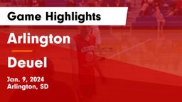 Arlington  vs Deuel  Game Highlights - Jan. 9, 2024