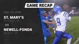 Recap: St. Mary's  vs. Newell-Fonda  2016