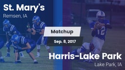 Matchup: St. Mary's High vs. Harris-Lake Park  2017