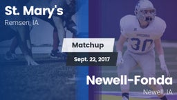 Matchup: St. Mary's High vs. Newell-Fonda  2017