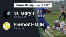 Recap: St. Mary's  vs. Fremont-Mills  2017