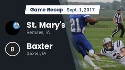 Recap: St. Mary's  vs. Baxter  2017