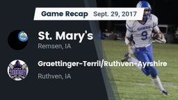 Recap: St. Mary's  vs. Graettinger-Terril/Ruthven-Ayrshire  2017