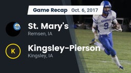 Recap: St. Mary's  vs. Kingsley-Pierson  2017