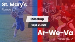 Matchup: St. Mary's High vs. Ar-We-Va  2018