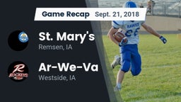 Recap: St. Mary's  vs. Ar-We-Va  2018