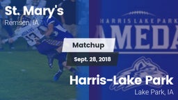 Matchup: St. Mary's High vs. Harris-Lake Park  2018