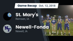 Recap: St. Mary's  vs. Newell-Fonda  2018