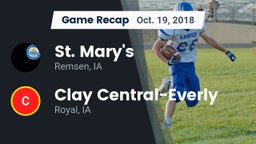 Recap: St. Mary's  vs. Clay Central-Everly  2018