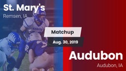 Matchup: St. Mary's High vs. Audubon  2019