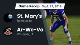 Recap: St. Mary's  vs. Ar-We-Va  2019