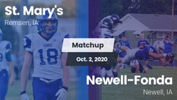 Matchup: St. Mary's High vs. Newell-Fonda  2020