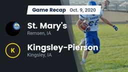 Recap: St. Mary's  vs. Kingsley-Pierson  2020