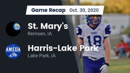 Recap: St. Mary's  vs. Harris-Lake Park  2020