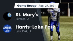 Recap: St. Mary's  vs. Harris-Lake Park  2021