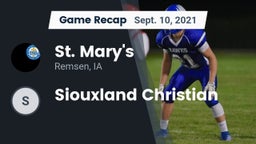 Recap: St. Mary's  vs. Siouxland Christian 2021