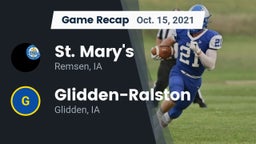 Recap: St. Mary's  vs. Glidden-Ralston  2021