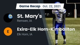 Recap: St. Mary's  vs. Exira-Elk Horn-Kimballton 2021