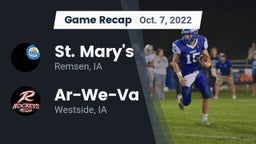 Recap: St. Mary's  vs. Ar-We-Va  2022