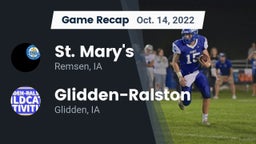 Recap: St. Mary's  vs. Glidden-Ralston  2022