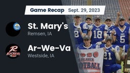 Recap: St. Mary's  vs. Ar-We-Va  2023