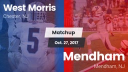 Matchup: West Morris High vs. Mendham  2017