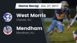 Recap: West Morris  vs. Mendham  2017