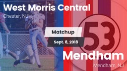 Matchup: West Morris High vs. Mendham  2018