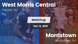 Matchup: West Morris High vs. Morristown  2018