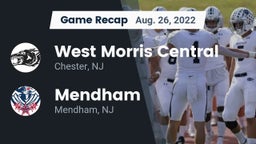 Recap: West Morris Central  vs. Mendham  2022