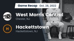Recap: West Morris Central  vs. Hackettstown  2022