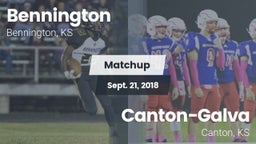 Matchup: Bennington High vs. Canton-Galva  2018