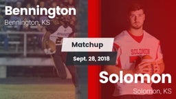 Matchup: Bennington High vs. Solomon  2018