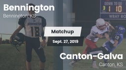 Matchup: Bennington High vs. Canton-Galva  2019