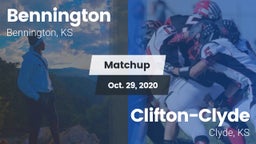 Matchup: Bennington High vs. Clifton-Clyde  2020