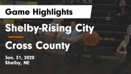 Shelby-Rising City  vs Cross County  Game Highlights - Jan. 31, 2020