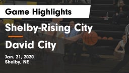 Shelby-Rising City  vs David City  Game Highlights - Jan. 21, 2020
