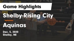 Shelby-Rising City  vs Aquinas  Game Highlights - Dec. 5, 2020