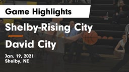 Shelby-Rising City  vs David City  Game Highlights - Jan. 19, 2021