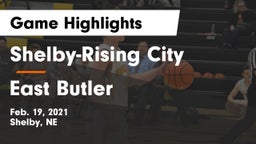 Shelby-Rising City  vs East Butler  Game Highlights - Feb. 19, 2021