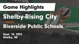 Shelby-Rising City  vs Riverside Public Schools Game Highlights - Sept. 10, 2022