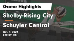 Shelby-Rising City  vs Schuyler Central  Game Highlights - Oct. 4, 2022