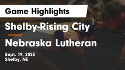 Shelby-Rising City  vs Nebraska Lutheran  Game Highlights - Sept. 19, 2023