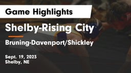 Shelby-Rising City  vs Bruning-Davenport/Shickley  Game Highlights - Sept. 19, 2023