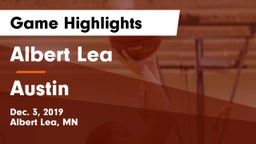 Albert Lea  vs Austin  Game Highlights - Dec. 3, 2019