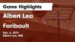 Albert Lea  vs Faribault  Game Highlights - Dec. 6, 2019