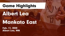 Albert Lea  vs Mankato East  Game Highlights - Feb. 11, 2020