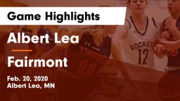 Albert Lea  vs Fairmont  Game Highlights - Feb. 20, 2020