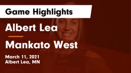 Albert Lea  vs Mankato West  Game Highlights - March 11, 2021
